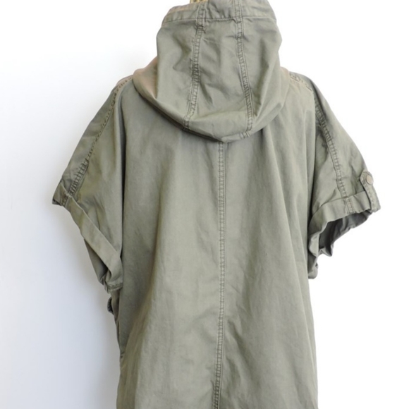 American Eagle Cotton Hooded Utility Jacket/Vest - Size M - Picture 3 of 3